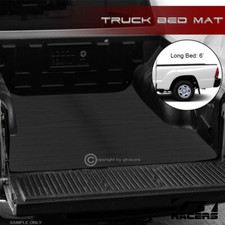 For 2005-2023 Tacoma 6 Feet Long Cab Rubber Truck Bed Floor Mat Carpet Liner V2