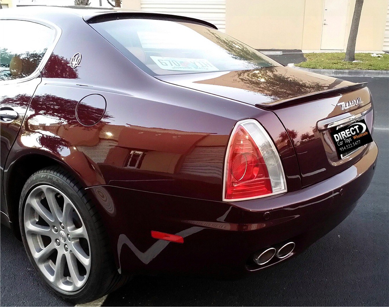 2004-08 Maserati Quattroporte Tesoro rear Roof Glass Spoiler Made in USA