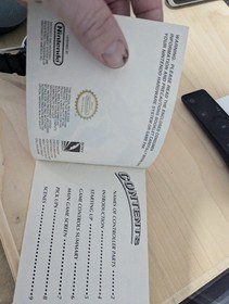 Last Action Hero NES Manual Only Authentic Nintendo !