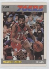 1987-88 Fleer Maurice Cheeks #20 HOF 0m2c