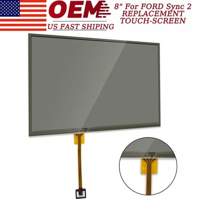 8'' LCD Touch Screen glass Digitizer FOR Ford Sync 2 Replacement Radio navigation