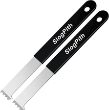 2 Pcs Paver Removal Tool with Joint Scraper & Sawtooth Micro-Tooth Gripper Slots