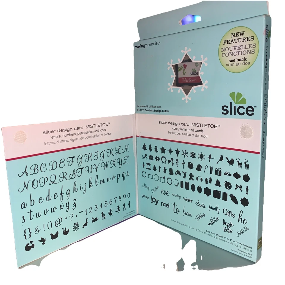 Tarjeta de diseño de rebanada de muérdago Making Memories Foto 3 de 4