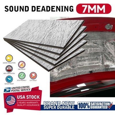 Durable Car Sound Deadener Mat Proofing 7mm Insulation Material Noise Reduction
