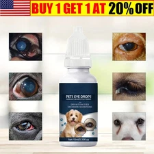 Eye Drops for Pets Bacterial,Viral and Fungal & Infections Dog Cat Treatment US