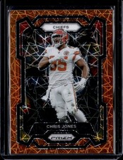 2023 Panini Prizm #142 Chris Jones Lazer