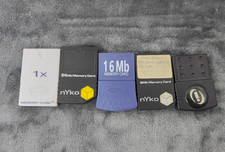 Gamecube Lot Of 5 Memory Card Nyko Madcatz