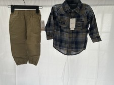 lucky brand toddler boys 2 piece set original  59 elastic waist Lucky logo