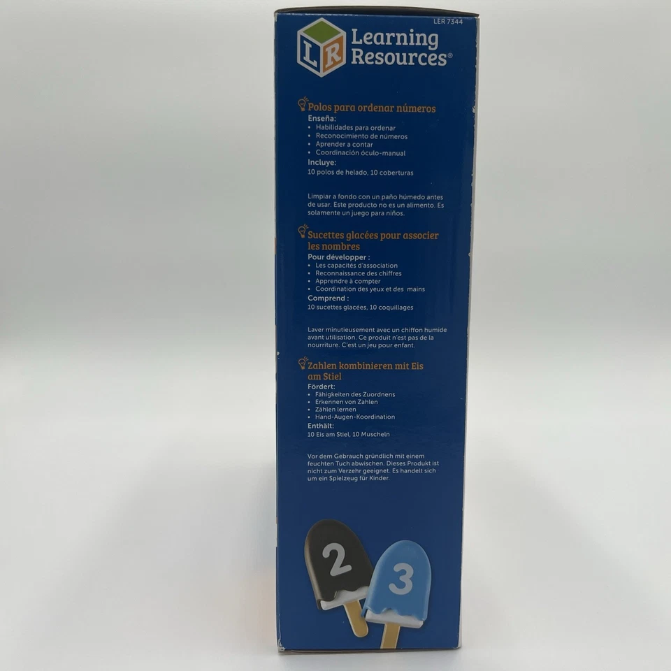 Recursos de aprendizaje Snacks inteligentes Número Pop Conteo educativo Edades 2+ PreK Foto 4 de 4