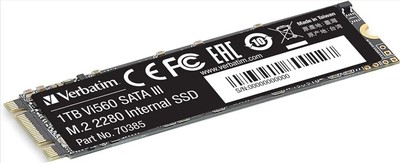Verbatim 1TB Vi560 Sata III M.2 2280 Internal SSD NEW-SEALED 