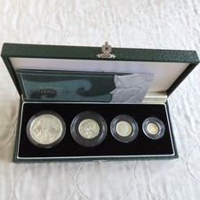 2003 SILVER PROOF BRITANNIA 4 COIN COLLECTION - COMPLETE - 3669 sets