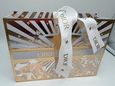 10 Stk Parfums Christian Dior Papiertüten Gold Geschenkverpackung