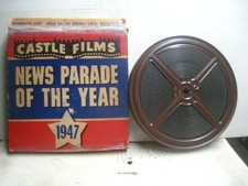 News Parade of the Year 1947 16 mm b/w silent film Castle Films