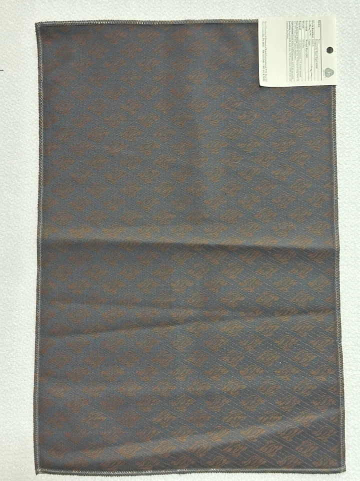 Knoll Textiles Pavo Copper Worsted Wool Vintage Fabric Sample Remnant Siegel - Image 3 of 3