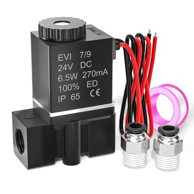 1/4 Inch NPT 24V DirectActing 2 Way 2 Position Closed Air Valve 2P02508