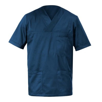Casacca Medico Chirurgia Alberto Blu a Manica Corta - Giblor's - Fisioterapista