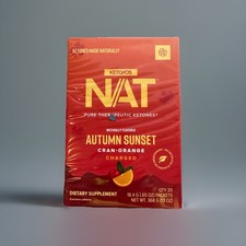 🔥 Pruvit KETO OS NAT AUTUMN SUNSET CRAN - ORANGE Charged 20 PK.