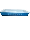 Vintage Pyrex Snowflake Blue Garland #933 Lasagna Pan Baking Dish Farmhouse