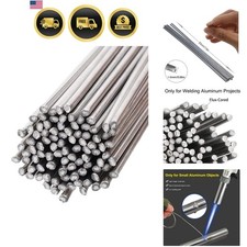 Aluminum Welding Rods Low Temp Flux-cored Aluminum Brazing Rods 50pcs Only Fo...