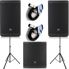 JBL EON715 Coppia Cassa 1300w e Bluetooth + EON718S Subwoofer 1500w+stativi+cavi