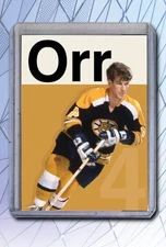 Bobby Orr Artist Signed Hockey Art Card 3/10