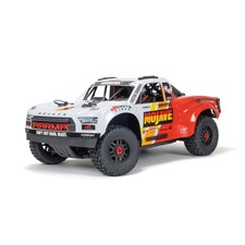 ARA4404T1 White / Red MOJAVE 4X4 4S BLX 1/8th Scale Desert Truck
