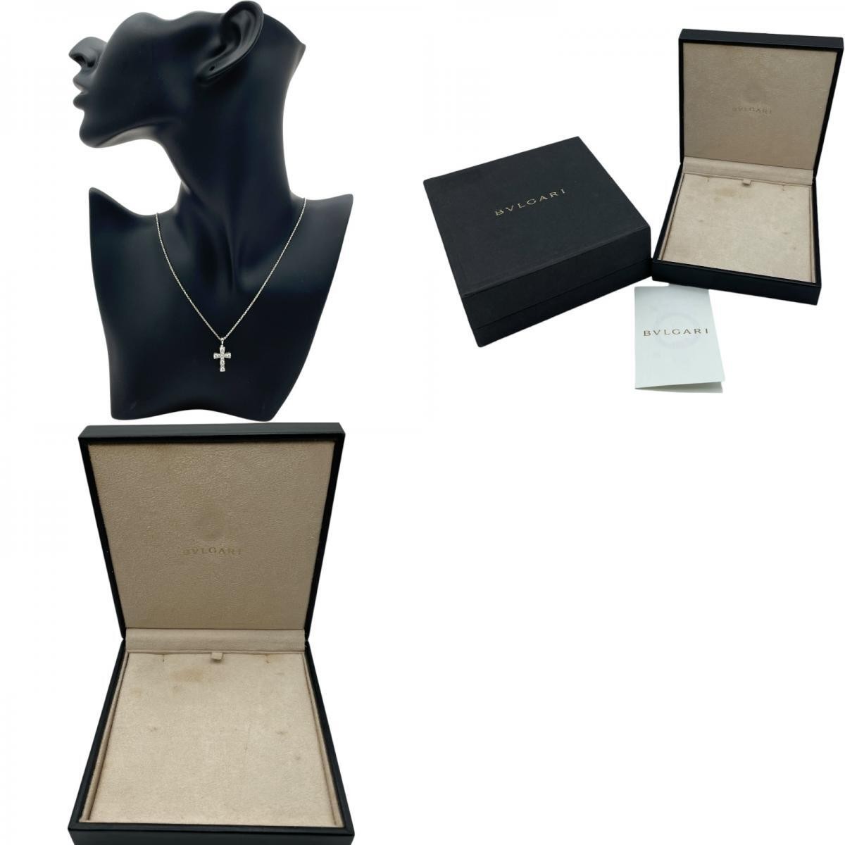 BVLGARI Serpenti Cross Necklace Diamond 750 P0050344 | eBay