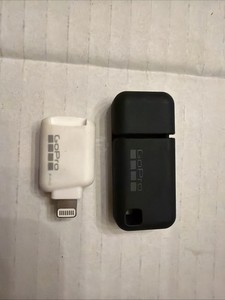 GoPro microSD Card Reader Adapter w/Cover & Carabiner - Apple Lightning Port