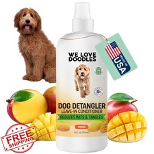 We Love Doodles Detangler Spray Mango 16oz Leave-in Conditioner Dog