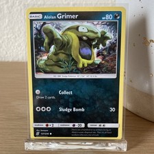 Pokémon Alolan Grimer SM-Unified Minds 127/236 Common Regular Basic 80 HP