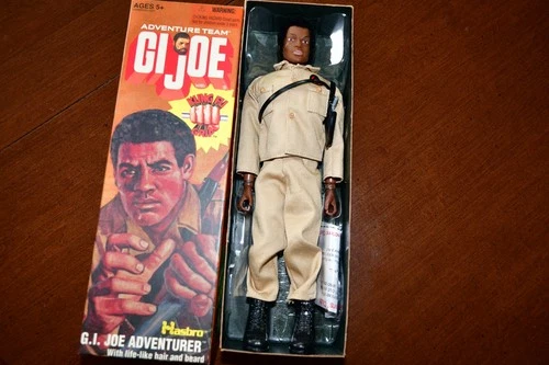 HASBRO G.I. JOE 2006 12" ADVENTURE TEAM AFRICAN AMERICAN ADVENTURER NEW KUNG FU