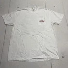 Comfort Colors Shirt Mens XL White Old Row Outdoors Lip Ripper Pocket Tee