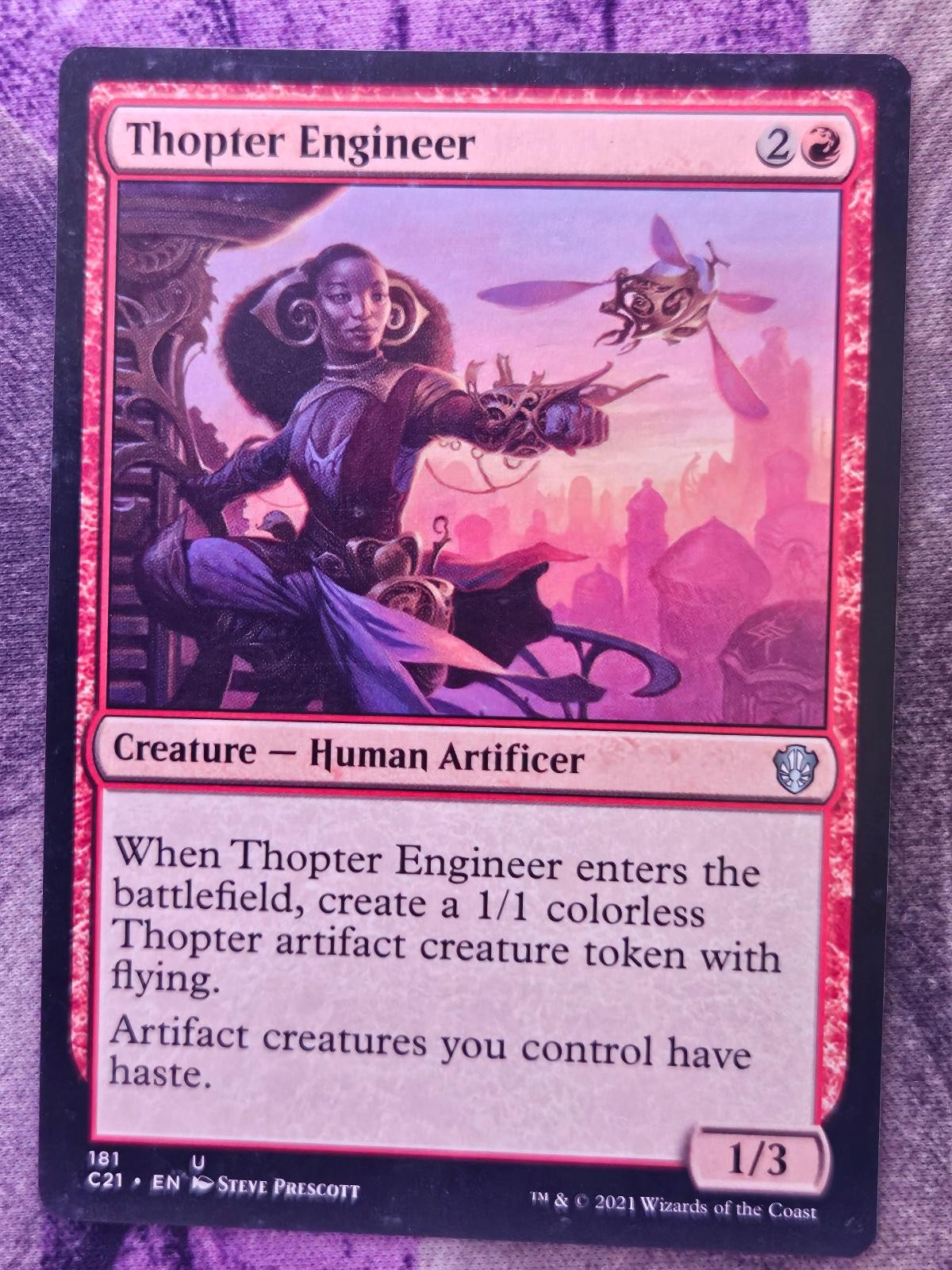 Thopter Engineer 181 Uncommon Commander 2021 Magic: The Gathering MP