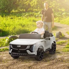 2-Seater 12V 10AH Ride on Truck with Remote Control, White
