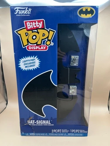 Funko Bitty POP! Display: Bat-Signal With The Joker And Batman Figures - New