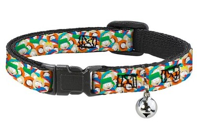 SOUTH PARK CAT COLLAR CHARACTER EXPRESSIONS PREMIUM BREAKAWAY w/ BELL LICENSED