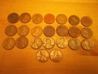 1938-1971-S Collection of 23 Lincoln Wheat/Memorial Cents, All Unique Dates