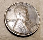 1929 S  LINCOLN WHEAT PENNY LAMINATION DIE BREAK CRACK ERROR  1c Cent
