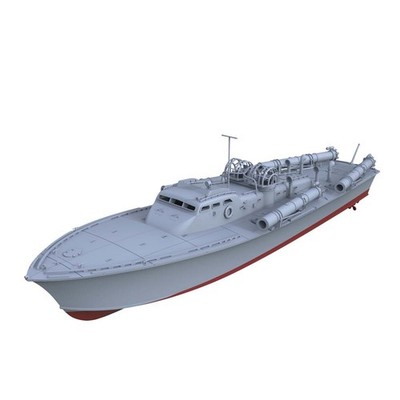 SSC200182S 1/200 Model Kit USS Elco Class PT-20  Motor Torpedo Boat FULL HULL