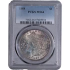 1888 $1 Morgan Silver Dollar ~ PCGS MS64 - Possible VAM 6 Doubled Reverse