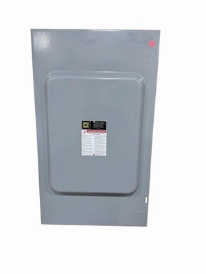 Square D HU364 200A 600V 3 Pole Safety Disconnect Switch Non-Fusible NEMA 1