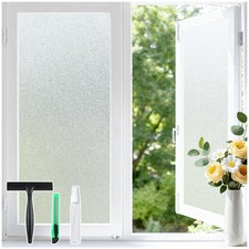 Window Privacy Film Frosted Glass Film for Door Bathroom Shower, Peel Stick...