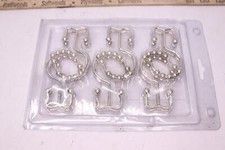 Double Shower Curtain Hooks Chrome