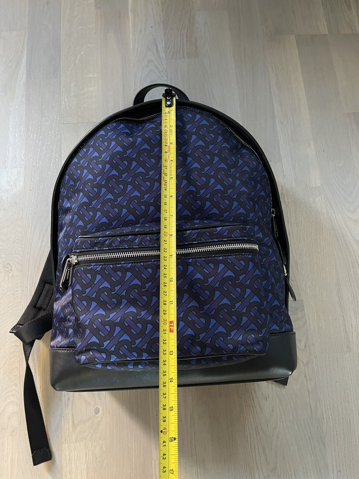 Burberry monogram print  backpack bag rucksack 10… - image 9