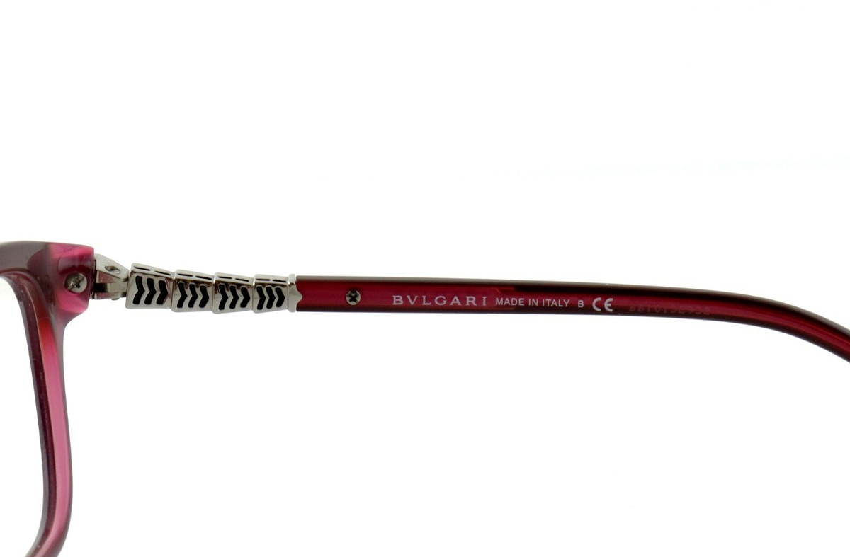 BVLGARI サングラス レッドフレーム New BVLGARI BV4086-B 826 52mm Burgundy Red Swarovski