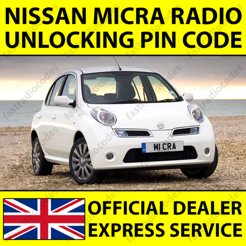 ✅NISSAN MICRA CAR RADIO NAVIGATION UNLOCKING PIN CODE DECODE FAST & RELIABLE✅ - Picture 1 of 5