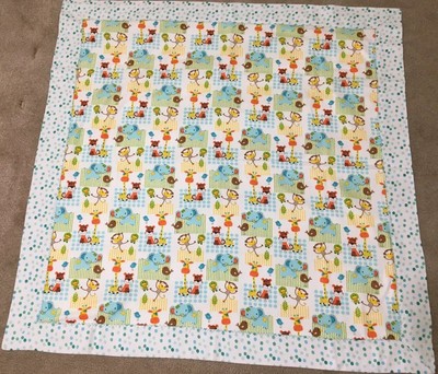 self binding receiving blanket