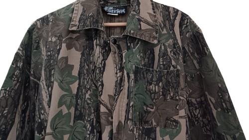 VNT Patriot Industries Camo Camoflage Treebark Hunting Suit Coveralls M unisex - Picture 2 of 12
