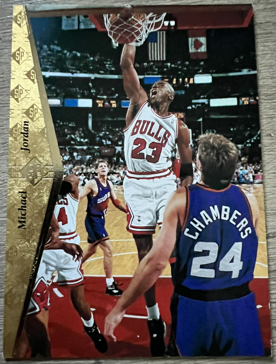 1994-95 UPPER DECK SP PROMO CARD: MICHAEL JORDAN #23 PROMOTIONAL SAMPLE BULLS