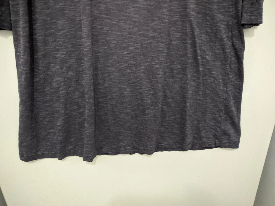 Vestido Horny Toad Feminino M Azul Manga Longa Pulôver Decote V Tencel Elástico Mesclado - Imagem 3 de 4